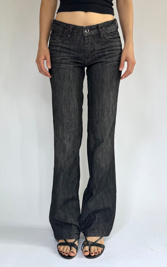 Y2K mid rise PARASUCO flare jeans