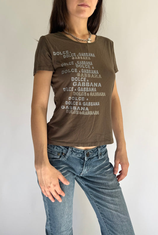 Y2K/2000s Dolce & Gabanna baby t-shirt